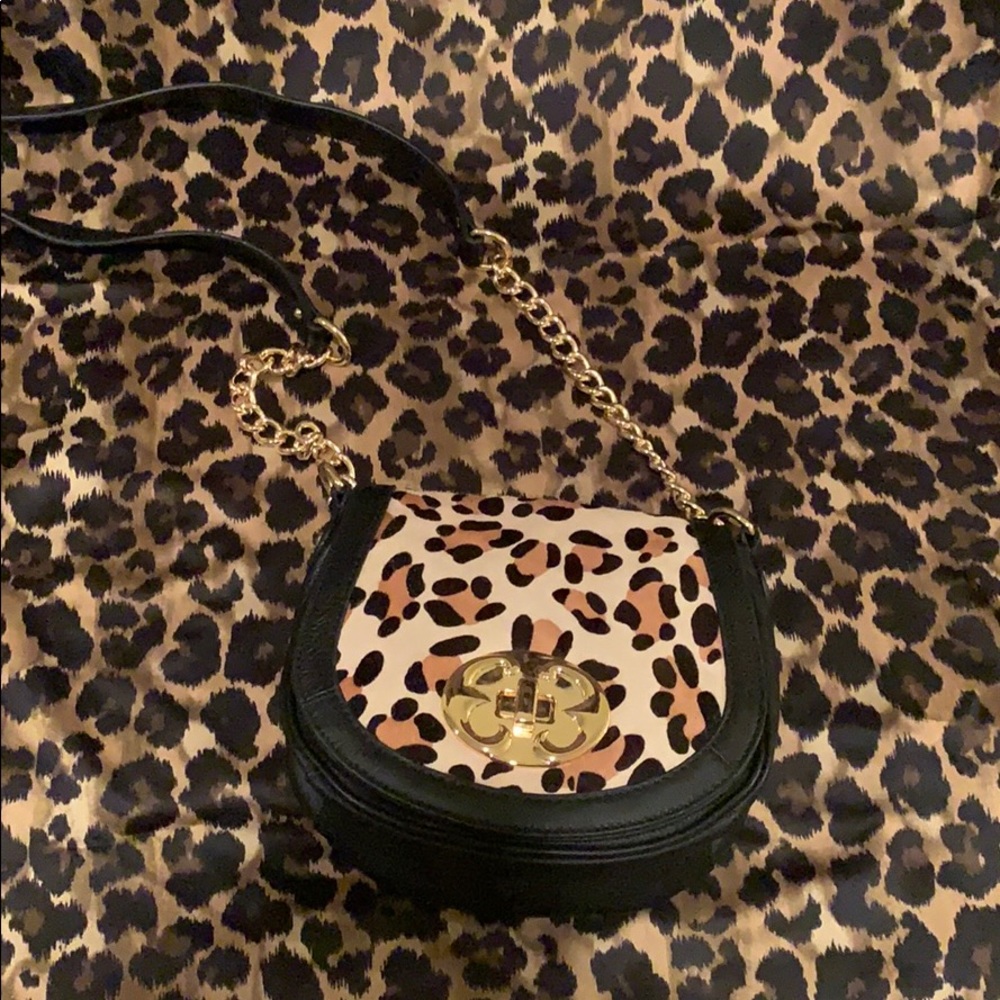 Emma Fox Leopard Crossbody